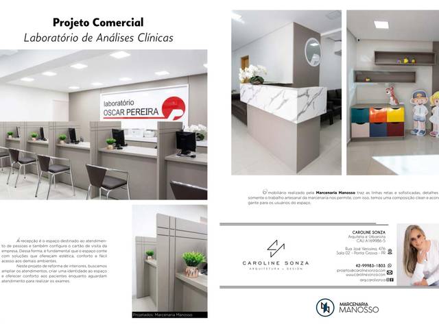 Arquitetura e Designer de Caroline