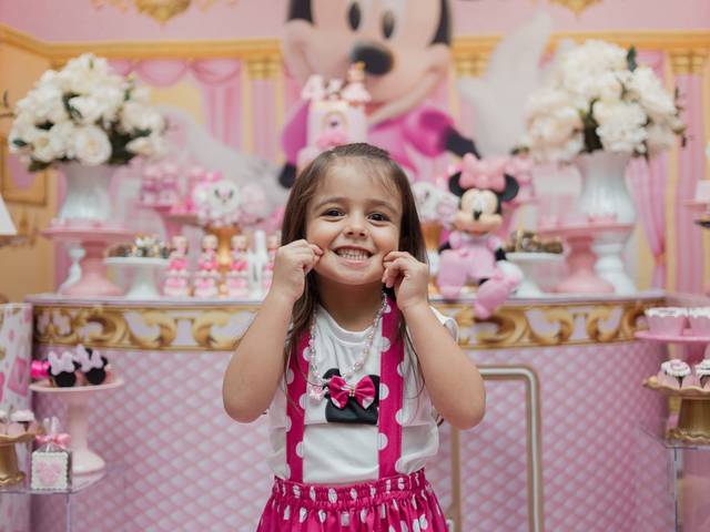 Festa Infantil de Isabela | 4 anos | Minnie Rosa
