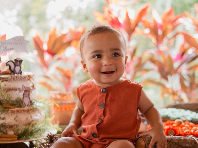 Festa Infantil de Oliver | 1 ano | Bosque Encantado