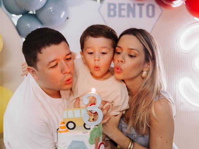 Festa Infantil de Bento | 3 anos | Carrinhos