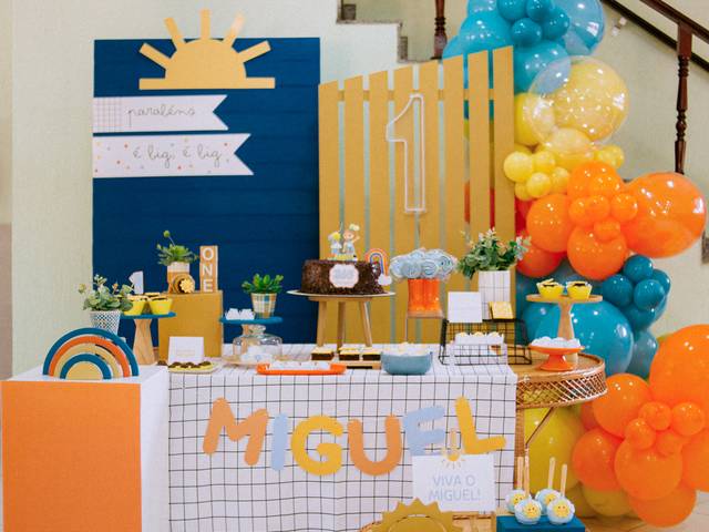 Festa Infantil de Miguel | 1 ano | Primeira Volta ao Redor do Sol