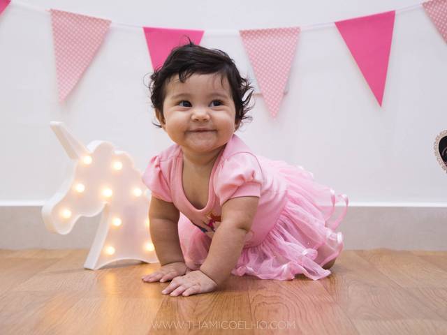 Ensaios {Bebês e Crianças} de Isabela | 6 meses | Unicórnio