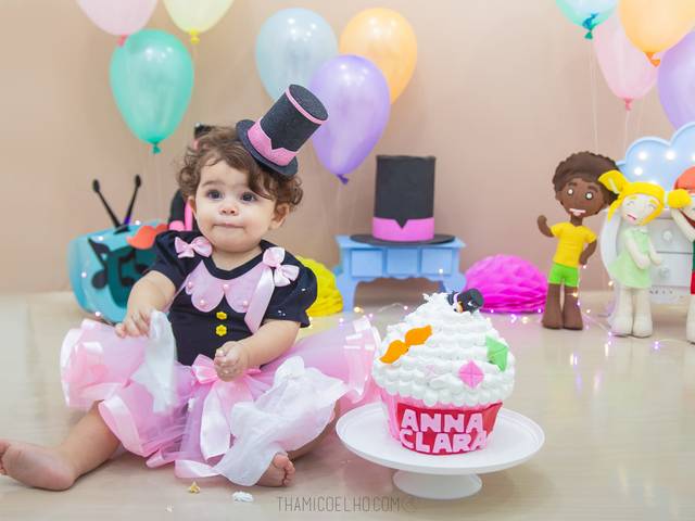 Ensaios {Bebês e Crianças} de Anna Clara | Smash the Cake | Mundo Bita
