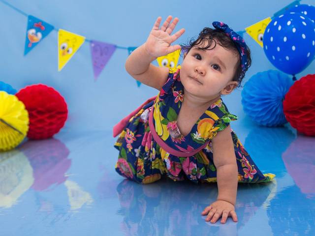 Ensaios {Bebês e Crianças} de Smash the Cake | Maria Clara | Galinha Pintadinha