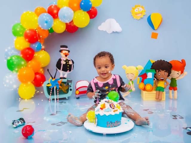 Ensaios {Bebês e Crianças} de Heitor | Smash the Cake | Mundo Bita