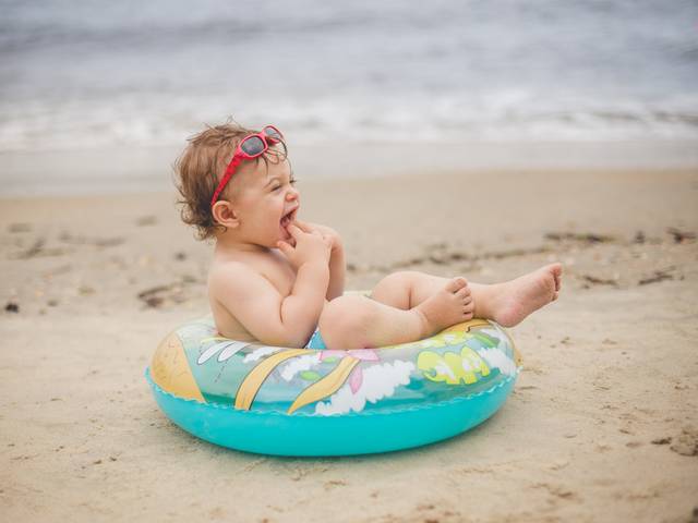 Bebês de Vicente na Praia