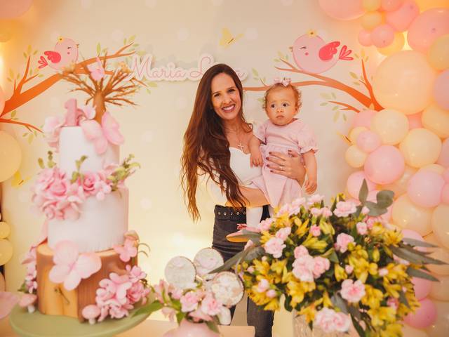 Aniversário/Chá de Bebê de Maria Lina - 1 ano 