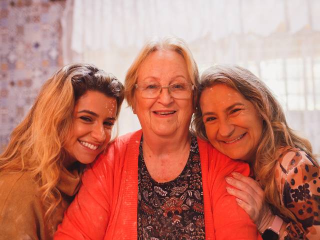 Família de Dia das mães Juh