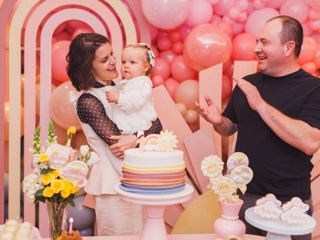Aniversário/Chá de Bebê de 1 ano Aurora