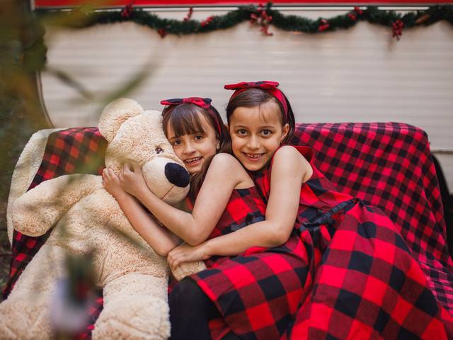 Família de  Natal Melinda e Bela 