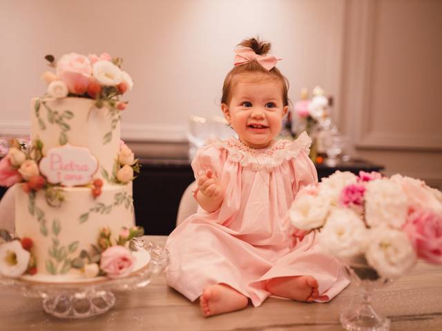 Aniversário/Chá de Bebê de Pietra - 1 ano