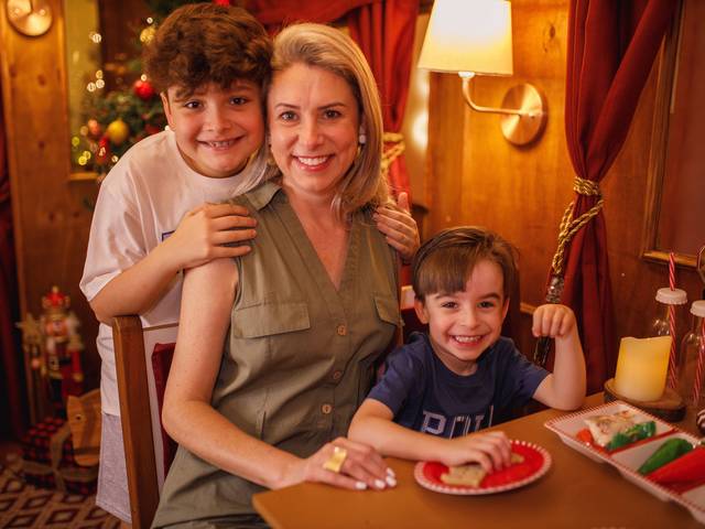 Família de Natal Pedro e Dudu