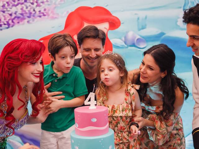 Aniversário/Chá de Bebê de Aniversário 4 anos Luisa