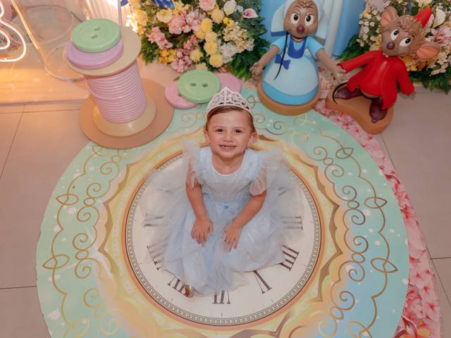 Aniversário/Chá de Bebê de Julia 3 anos