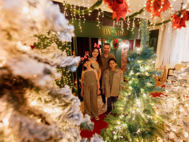 Família de Natal Manu e Mateus