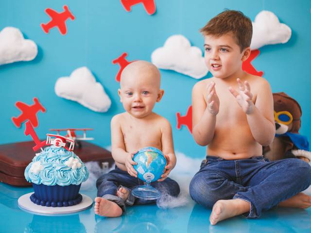 Bebês de Cake Smash  - Bernardo