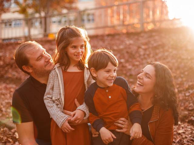 Família de Sara e Vitor - Outono