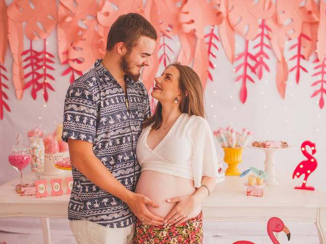 Aniversário/Chá de Bebê de Chá da Bru