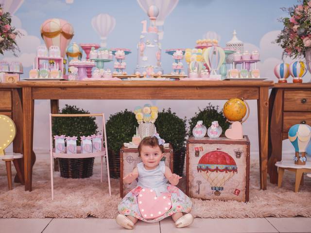 Aniversário/Chá de Bebê de Pietra - 1 Ano