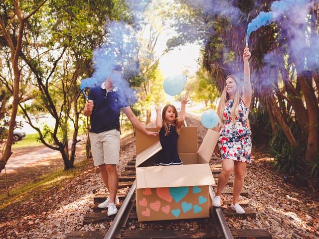 Revelação Sexo do Bebê de Revelação Sexo Alana - Menino