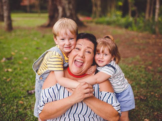 Família de Henrique, Giovana e os vovos 