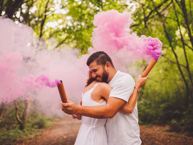 Revelação Sexo do Bebê de Ensaio Revelação Sexo - Aldi & Nathan