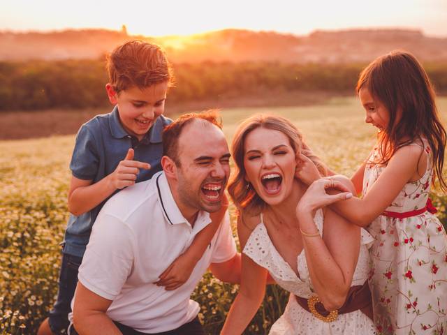 Família de Lidi e Jefferson - Miguel e Yasmin
