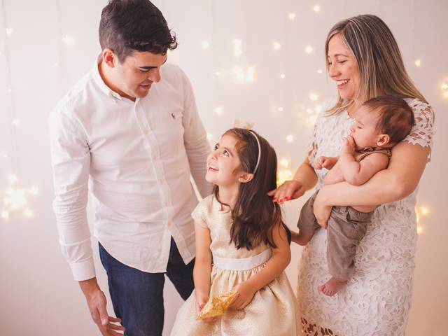 Família de Natal da Juju e Antony