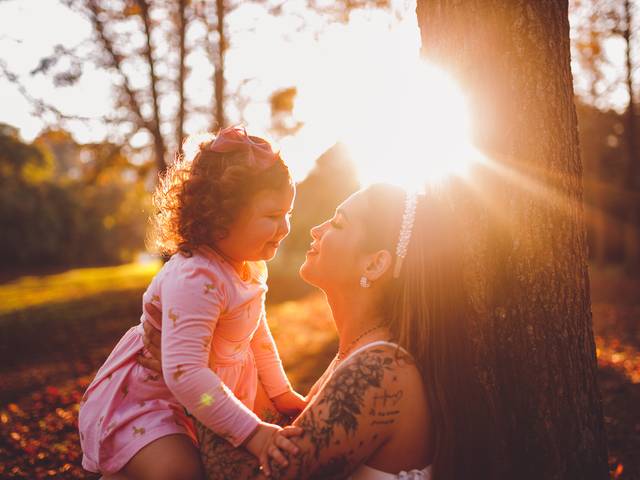 Família de Livia no Outono