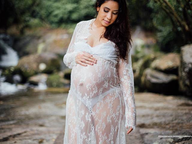 Gestante de À espera da Lizzie