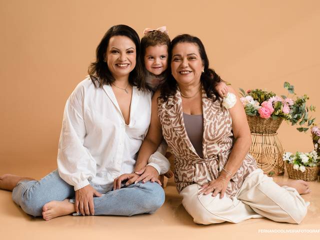 Acompanhamento de Tábata e Maria Catarina - Dia das Mães