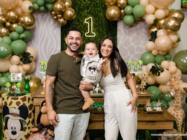 Aniversários de Theo - Aniversário 1 ano