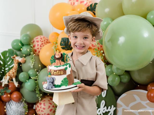 Smash the Cake de Pedro 6 anos