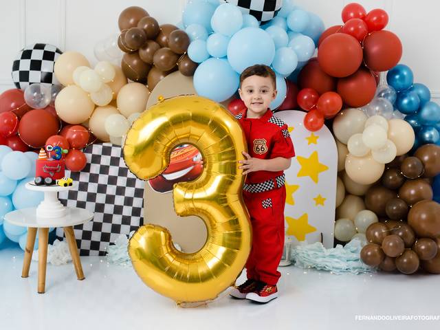 Smash the Cake de Heitor - 3 anos