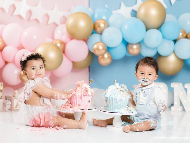 Smash the Cake de Livia e Davi - Smash the Cake