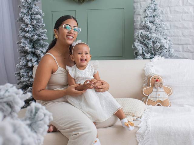 Ensaio de natal  de Ensaio natal Zoe & mamãe Paloma 