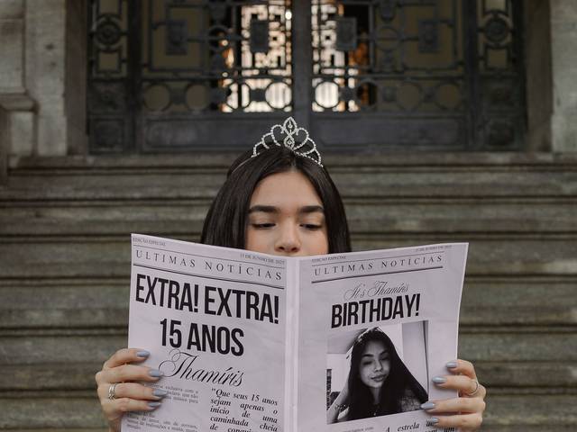 Ensaio aniversario de Ensaio pré-festa XV Thamiris