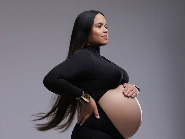 Gestante de Stephani e Luiz a espera da Sophia