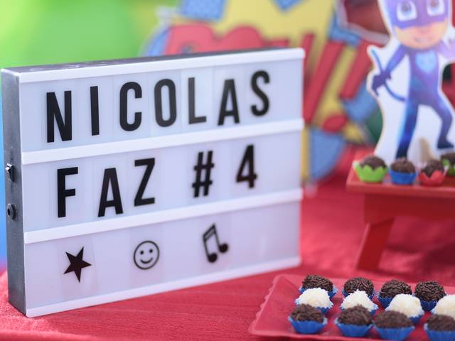 Aniversário Infantil e Eventos de Nicolas 4 anos