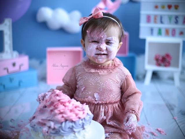 Smash the cake de 1 ano Belysa