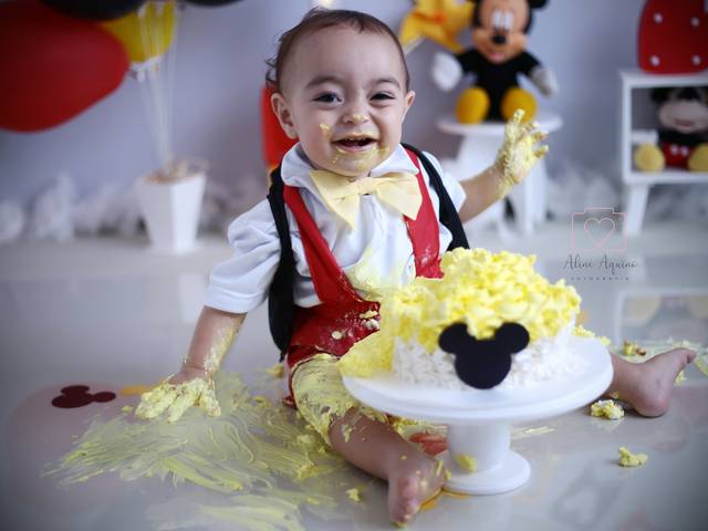 Smash the cake de 1 ano Gabriel