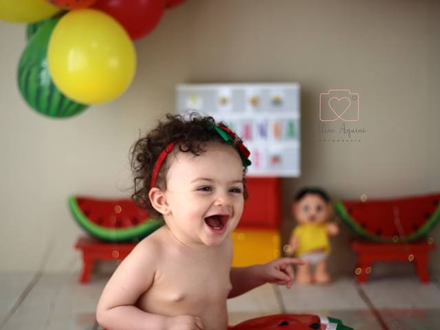 Smash the cake de Geovanna 1 Ano