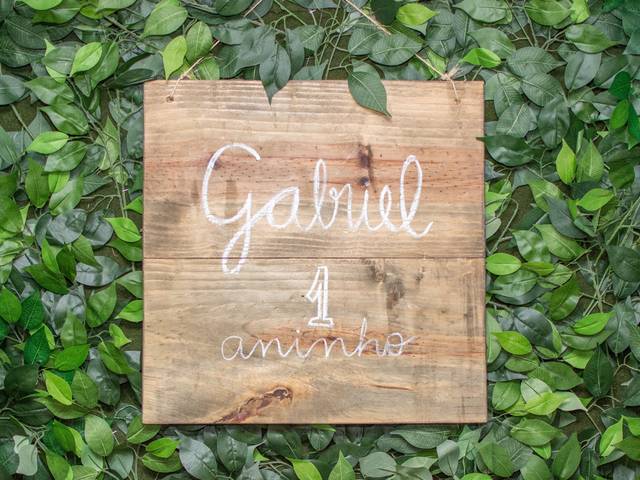 Aniversário de Gabriel Batizado e Aniversário 1 Ano