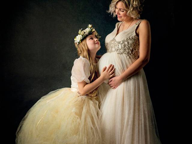 Grávida de Sandra e Vitoria