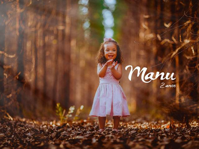 Festa infantil de Manu - Ensaio de 2 anos