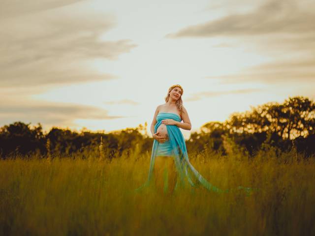 Gestantes de Keli e família