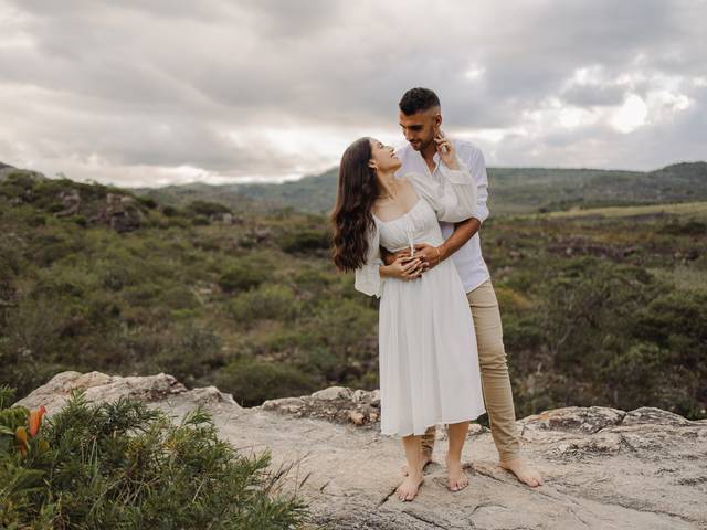 Casal de Ensaio Pré-Wedding Carlos e Vitória
