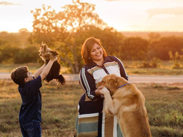 Família de Ensaio de família ao ar livre
