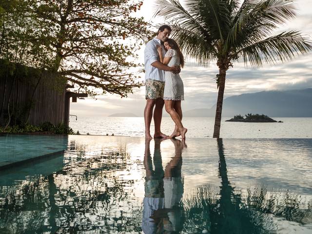 Casamento na Praia de Satyá e Lucas