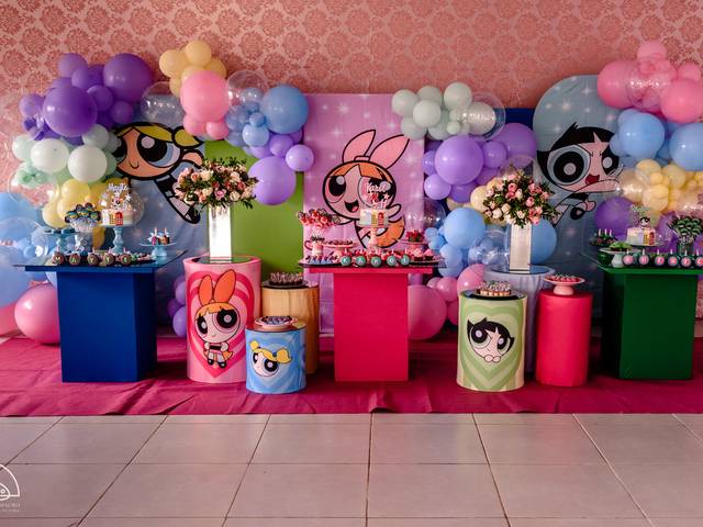 Aniversário Infantil de Aniversário Maitê, Karol e Rhebeca